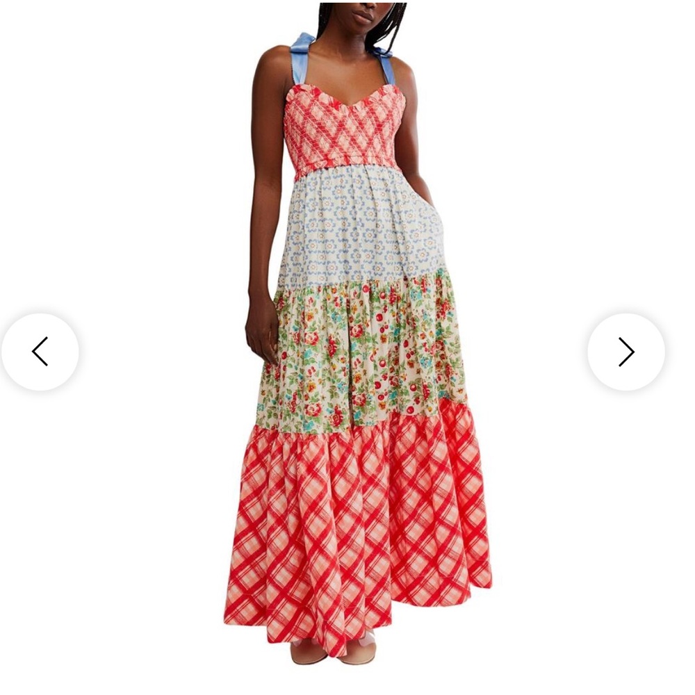 NWOT FREE PEOPLE BLUEBELL MAXI DRESS